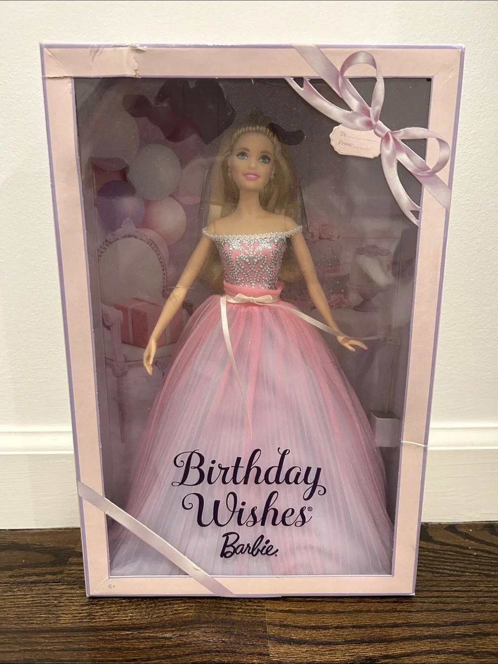 Barbie Pink and White Birthday Wishes Party Doll